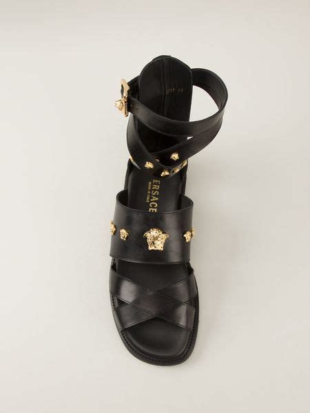 versace gladiator sandals mens|versace clog mule for men.